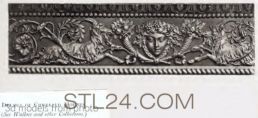 Фризы (FRIESE_0952 -  | 3D model 3DSMAX / OBJ / STL) 3D модель для ЧПУ станка